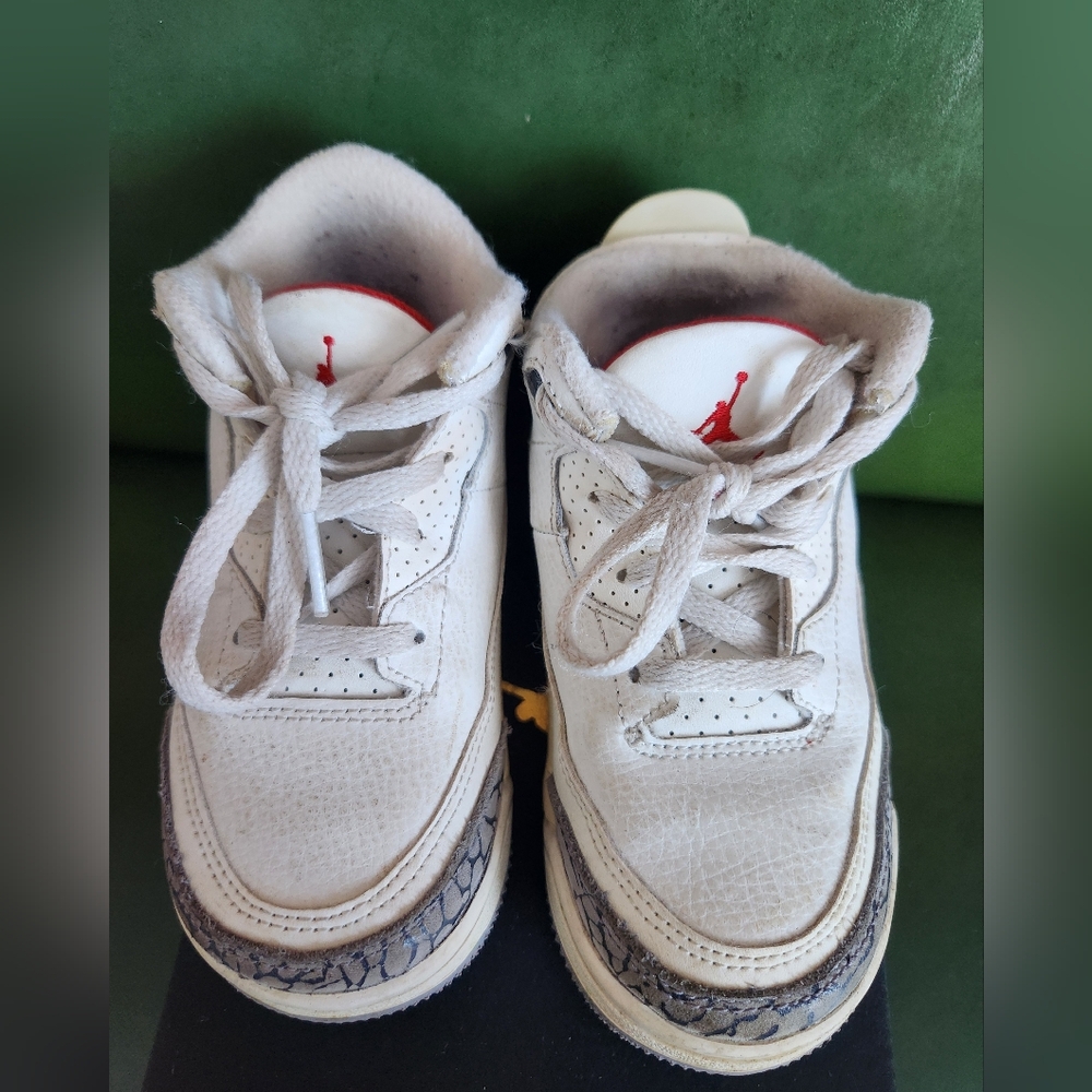 Nike Air Jordan 3 White Cement Reimagined - Toddler 9c